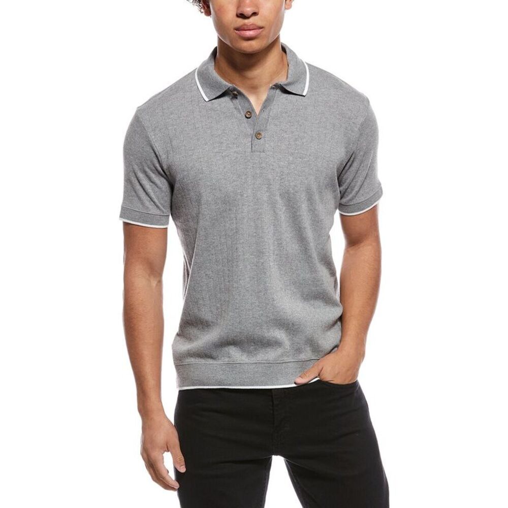 Joe's Jeans Mens  Knit Polo Shirt